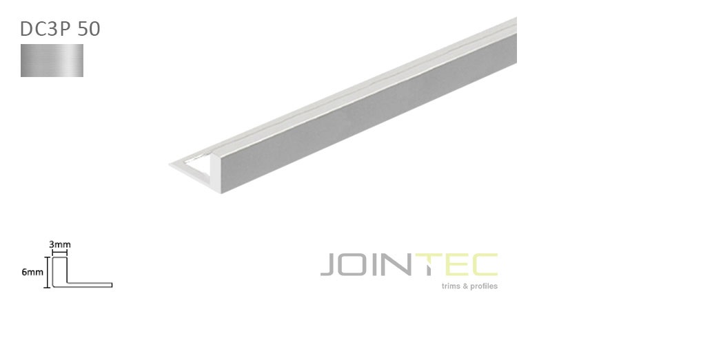 DECOR DC3P 50 - Alumínio Natural Maciço